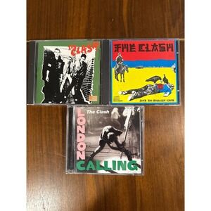 The Clash 3 CD Lot London Calling Give Em Enough Rope Self Titled Punk Rock Epic